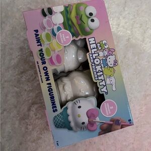 Hello Kitty and Friends Paint Your Own Figurines Set - Pink and Green